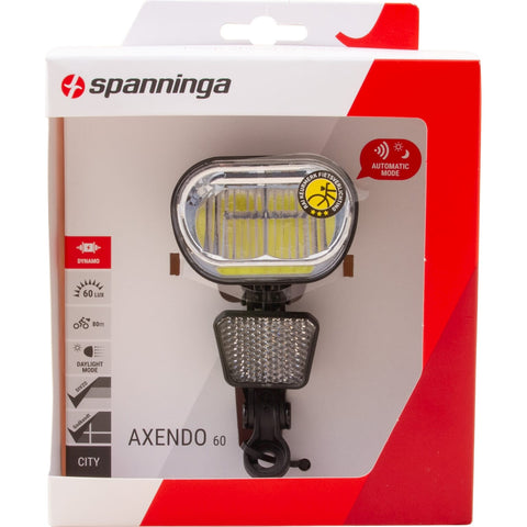 Axa Koplamp Axendo 60 XDASTc dynamo m refl + kabel