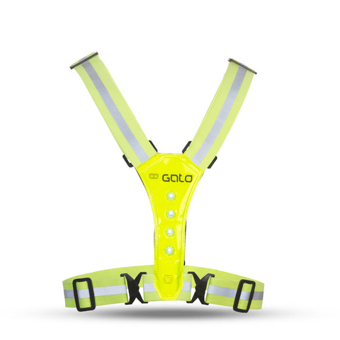 Gato safer sport led vest neon yellow one size