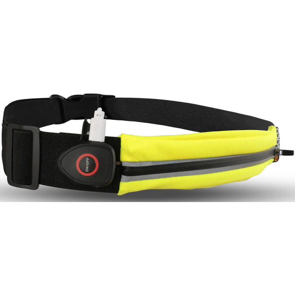 Gato sport usb led belt waterproof neon yellow onesize