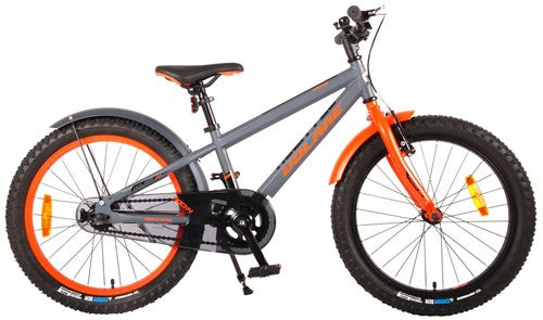 Volare 20 inch fiets rockey grijs oranje remnaaf 92021