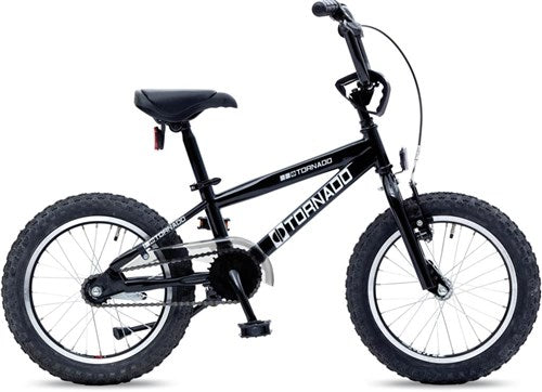 Tornado 16 inch bmx cross fiets zwart 2000157