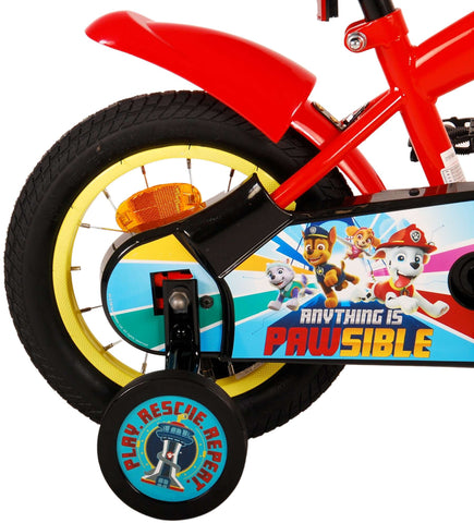 Paw patrol fiets 12 rood 21107