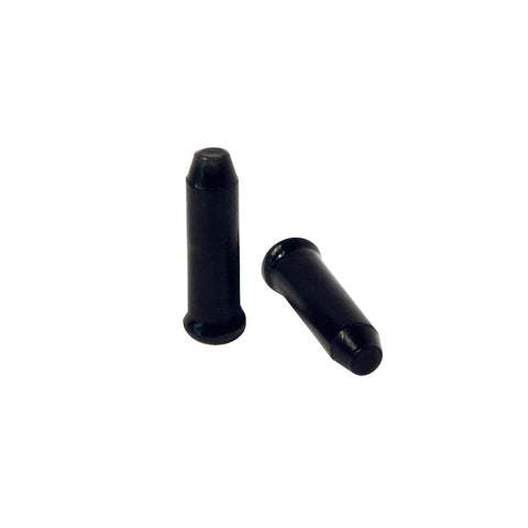 Capuchons anti-effilochage Elvedes 2.3mm noir (10x) alun. CP2012013