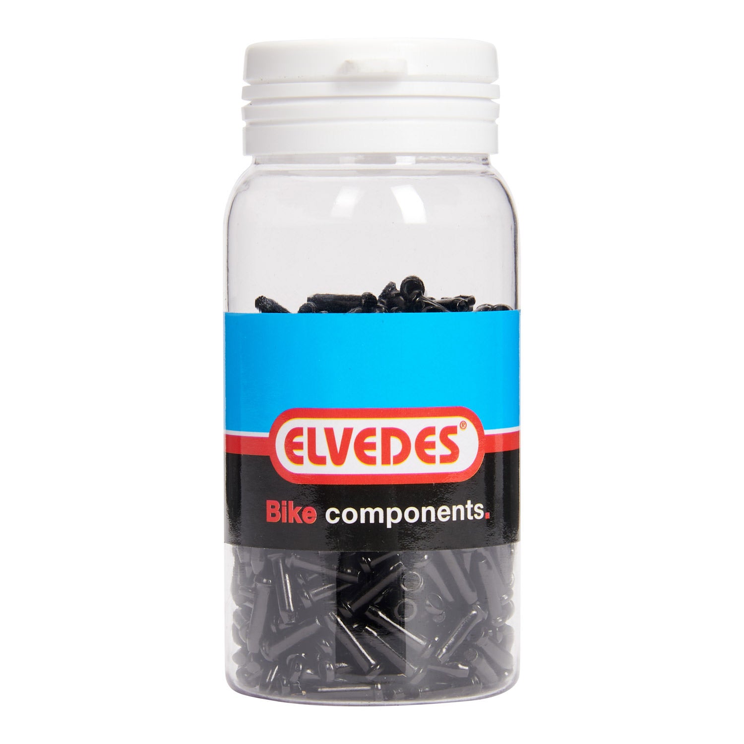 Capuchons anti-effilochage Elvedes 2.3mm noir (500x) alun. VLE2012013