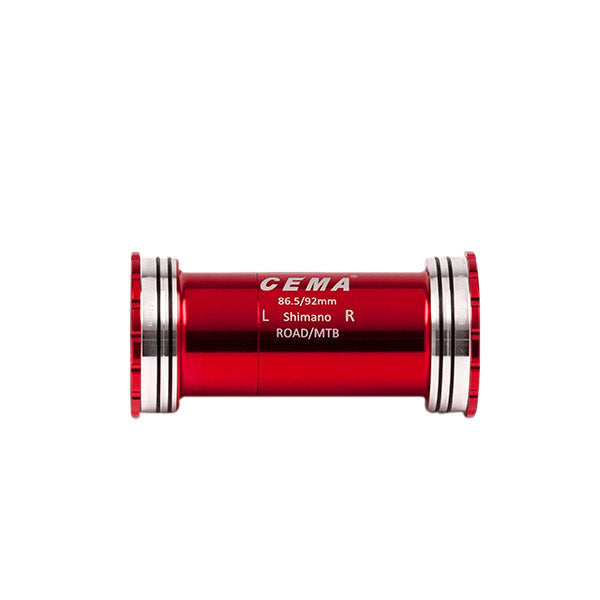 CEMA Bracketas BB86-BB92 Int. Shimano-RVS-Rood