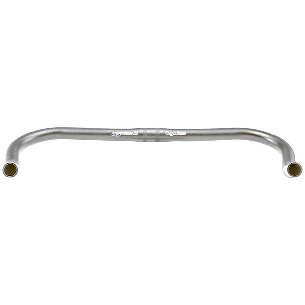 Ergotec stuur Fixie Horn Bar 25,4mm zilver