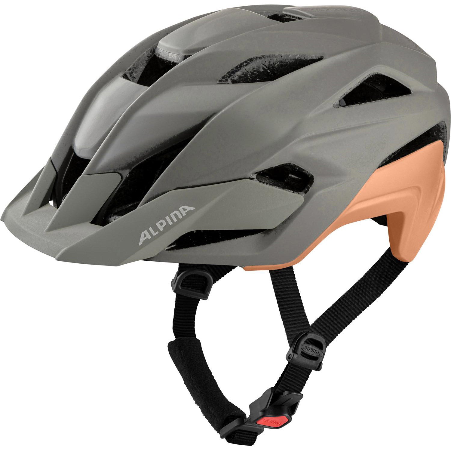 Alpina Sports MTB helm Kamloop 56-59 mat grijs perzik