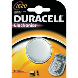 Batterij Duracell DL1620 CR1620 3V Lithium