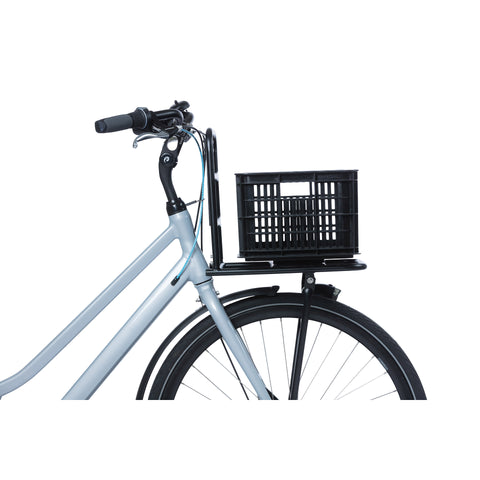 Gerecyclede fietskrat Basil Crate S 17.5 liter 29 x 39 x 20 cm - black