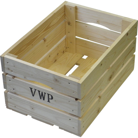 VWP krat fietskist 47x33.8x26.4cm hout naturel