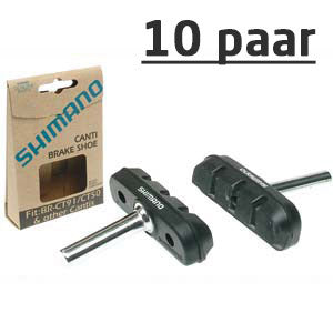 Jeu de plaquettes de frein Shimano Canti CT91 CT50 par 10 paires dans une boîte