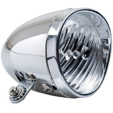 Simson Classic led koplamp, zilver Batterij