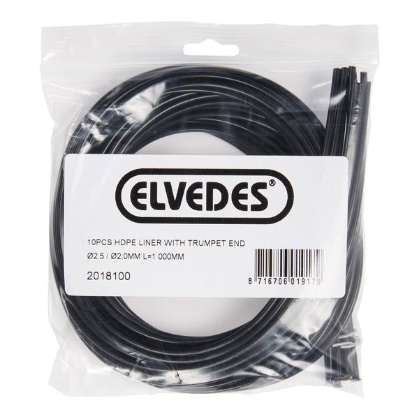 Elvedes liner met trompetje 2,5 2mm 1000mm(10)HDPE 2018100