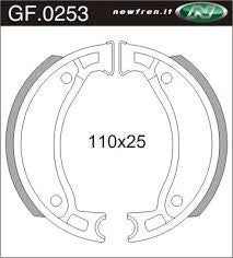 Segment de frein newfren 253 pista a
