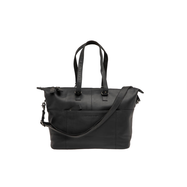 New Looxs Verla laptop tas 21L leer black