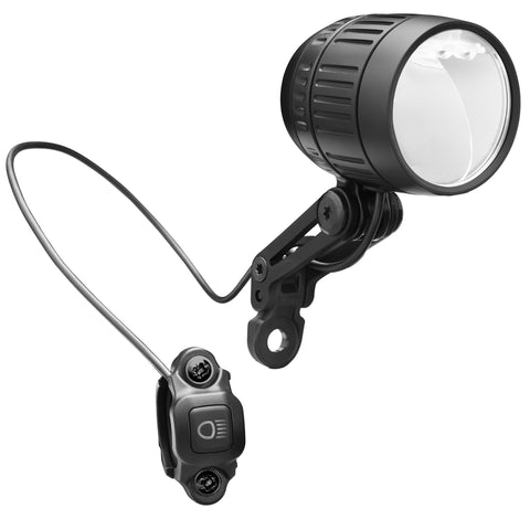 Bumm Lumotec IQ-XM koplamp LED Alu. 80 120 lux zwart