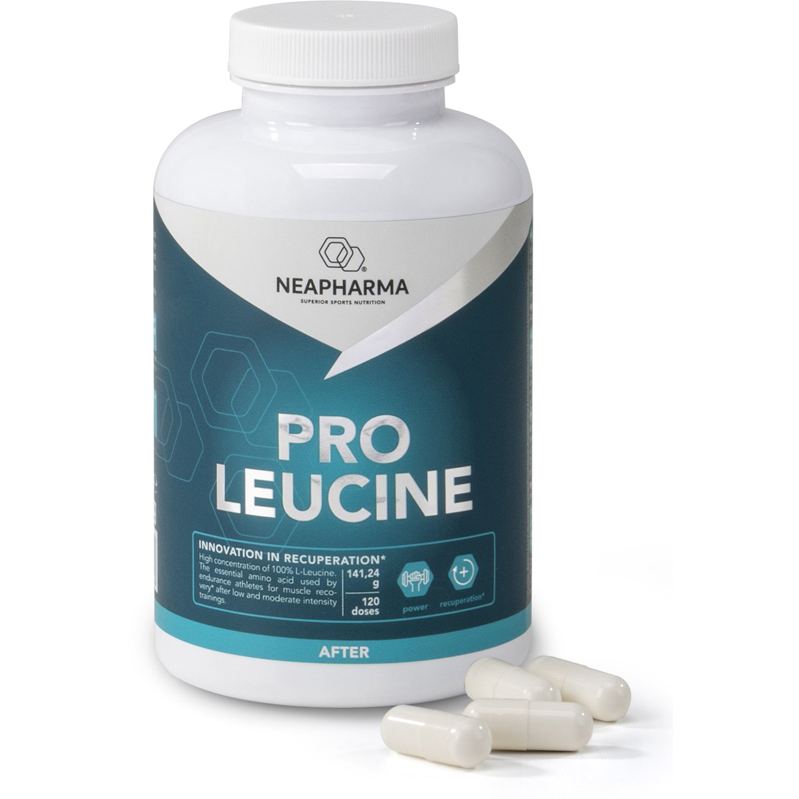 Neapharma capsules Leucine Pro Leucine pot (120st)