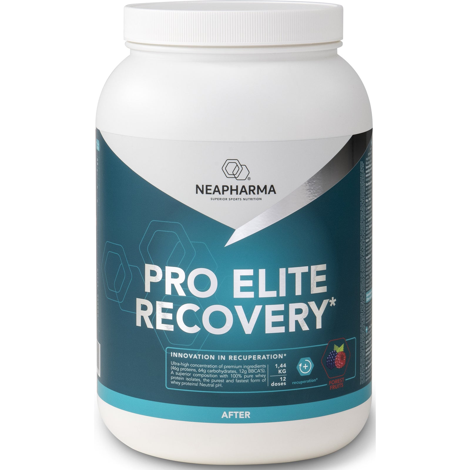 Neapharma recovery shake Pro Elite forest fruit pot 1,44kg