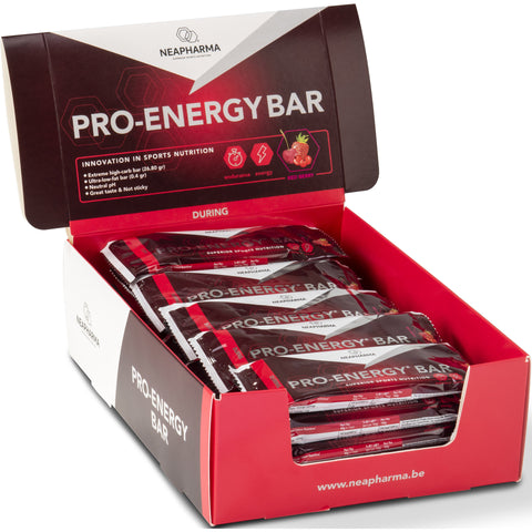 Neapharma energy bar rode vruchten display (30st)