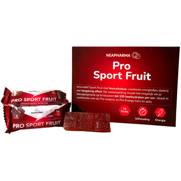 Neapharma reep Pro Sport Fruit framboos doos (15st)