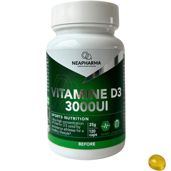 Neapharma capsules vitamine D3 3000iu pot (120st)