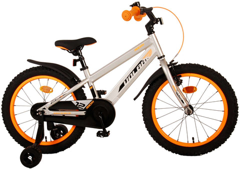 Volare Rocky Kinderfiets - Jongens - 18 inch - Grijs