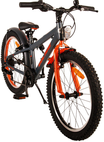 Volare Rocky Kinderfiets - 20 inch - Grijs Oranje - 6 speed - Prime Collection