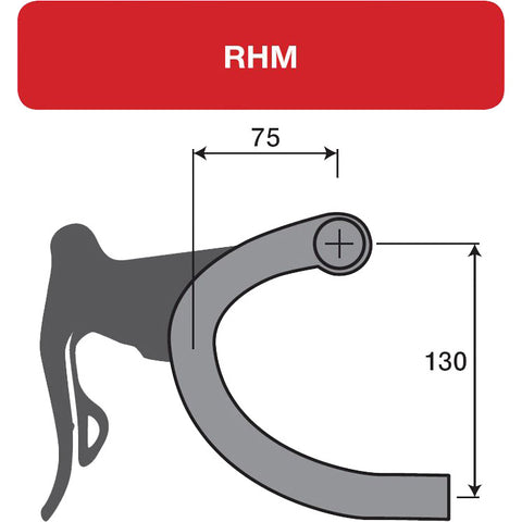 Deda stuurbocht Zero2 DCR POB RHM-evo 44cmB B (42cm C C)