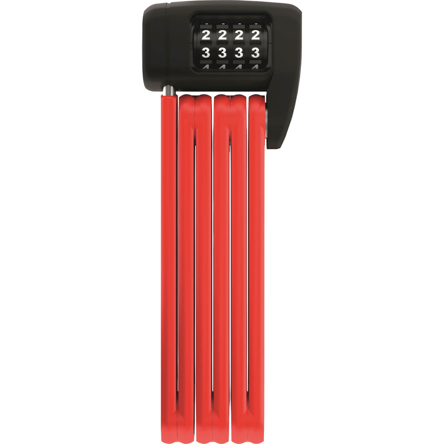 Abus Bordo Combo Lite 6055C 85 vouwslot Rood 85cm