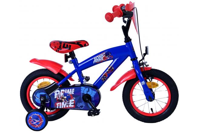 Sonic Prime Kinderfiets - Jongens - 12 inch - Blauw Rood