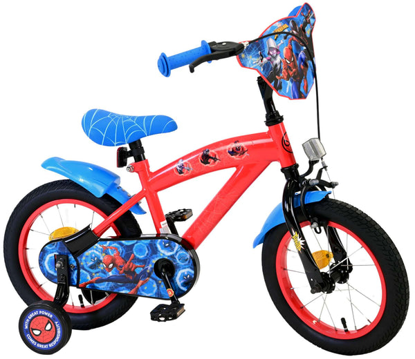 Marvel Spider-Man Kinderfiets - Jongens - 14 inch - Rood Blauw