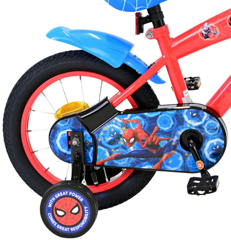 Marvel Spider-Man Kinderfiets - Jongens - 14 inch - Rood Blauw