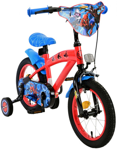 Marvel Spider-Man Kinderfiets - Jongens - 14 inch - Rood Blauw