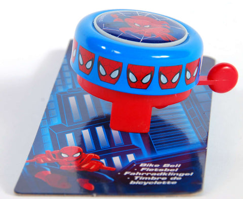 Bel spiderman blauw op kaart