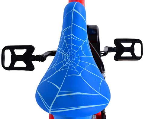 Ultimate Spider-Man Kinderfiets - Jongens - 14 inch - Blauw Rood - Twee handremmen