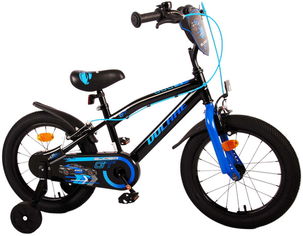 Volare Super GT Kinderfiets - Jongens - 16 inch - Blauw - Twee handremmen