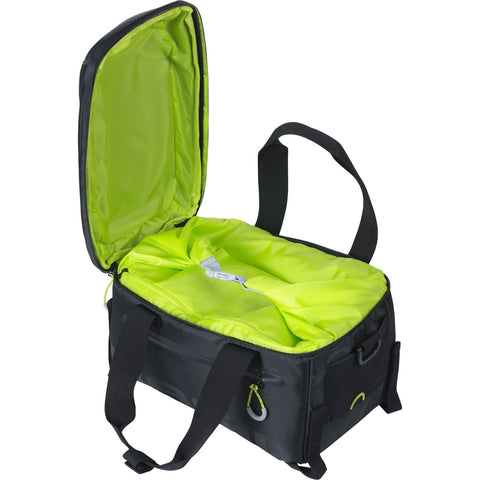 Basil Miles Trunkbag 7L 17753 Bagagedragertas Black lime