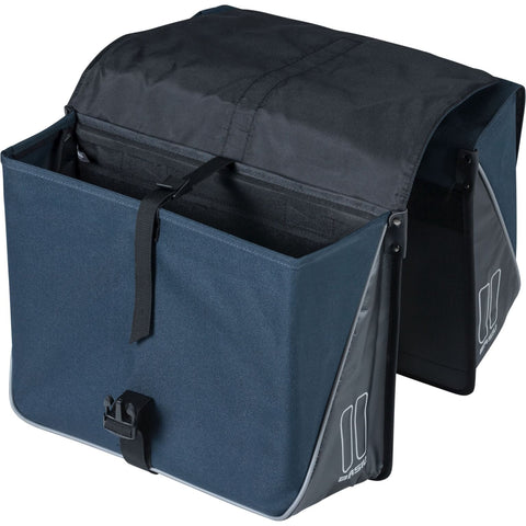 Basil forte 17778 navy blue dubbeltas 35l