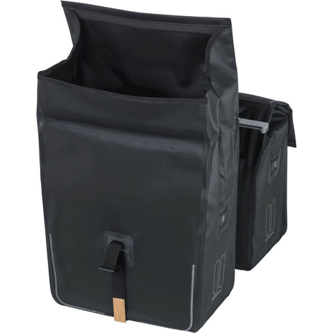 Basil dubbele tas Urban Dry MIK 50l zwart