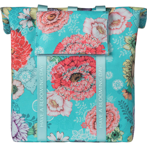 Basil Bloom Field fietsshopper 15-20L hemelsblauw