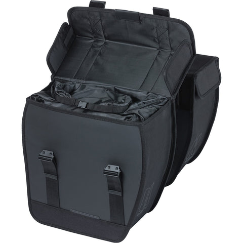 Basil Tour Waterproof XL sacoche double 35L noir