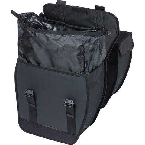 Basil Tour Waterproof XL sacoche double 35L noir