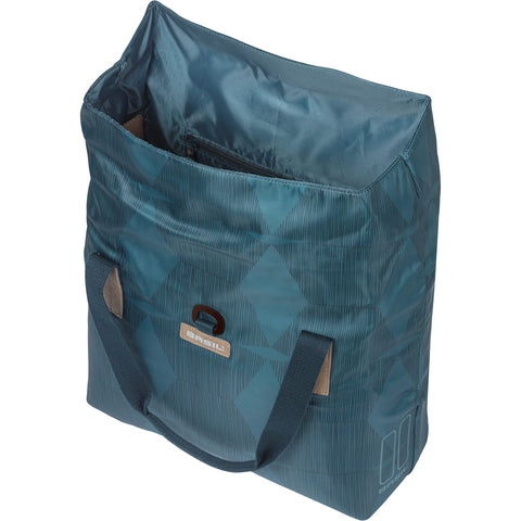 Basil elegance 20-26l blauw 18391 shoppertas estate blue