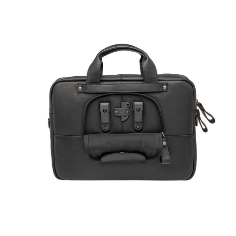 New Looxs laptoptas Luko leer 7,5l zwart