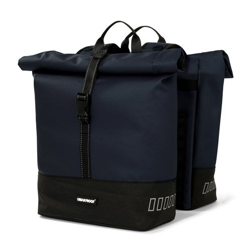 UrbanProof Urban proof rolltop dubbeltas 38l blauw recycled