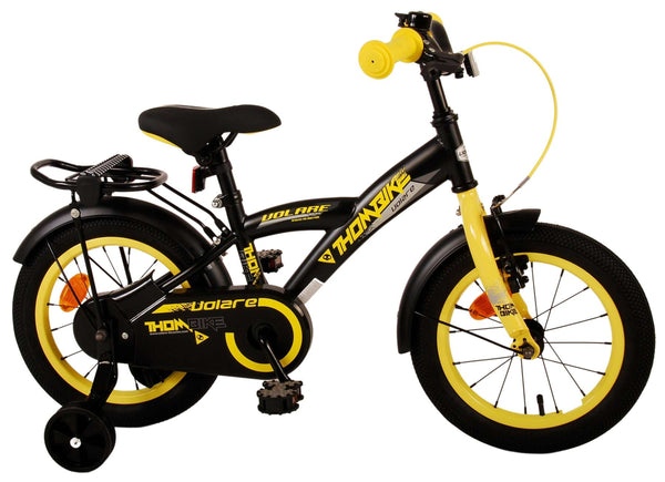 Volare Thombike Kinderfiets - Jongens - 14 inch - Zwart Geel