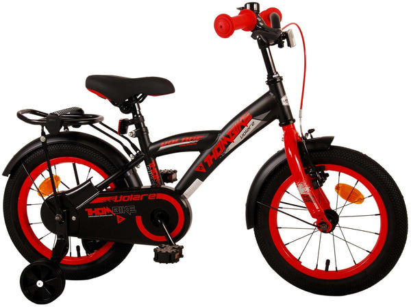 Volare Thombike Kinderfiets - Jongens - 14 inch - Zwart Rood