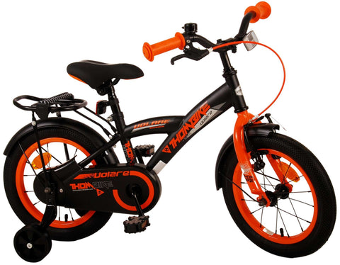 Volare Thombike Kinderfiets - Jongens - 14 inch - Zwart Oranje