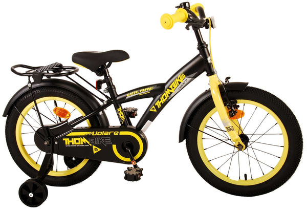 Volare Thombike Kinderfiets - Jongens - 16 inch - Zwart Geel