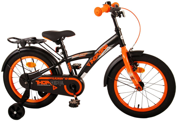 Volare Thombike Kinderfiets - Jongens - 16 inch - Zwart Oranje